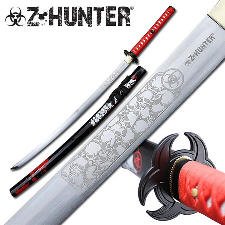Zombie Hunter Red Slayer Katana ZB-059RD Japanese Swords 4